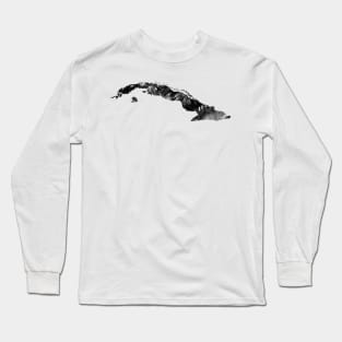 Cuba map Long Sleeve T-Shirt